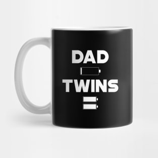 Twin Dad - Dad Low Battery Twin Full Battery Mug